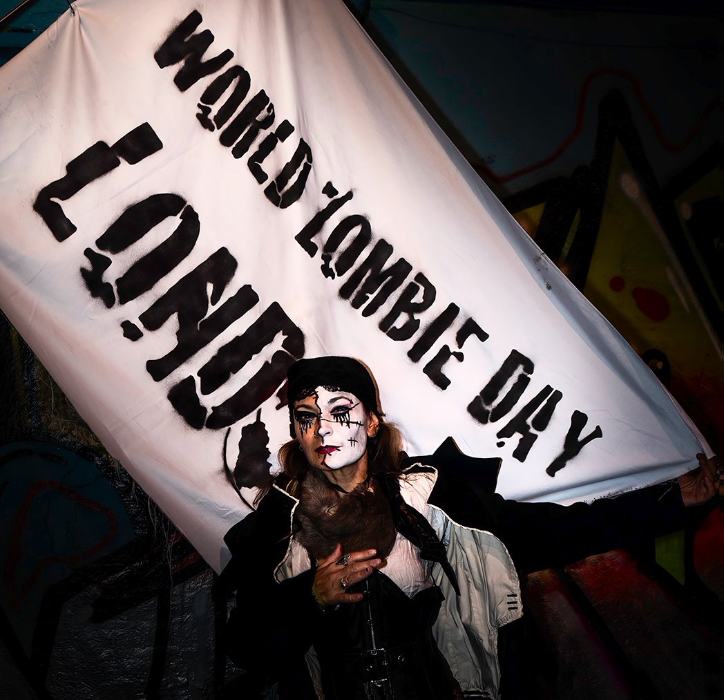 milomusing's tweet image. “The mission of World Zombie Day is to support the prevention of hunger and homelessness. Join the zombies in fundraising for the charity City Harvest London – giving food another life. To donate go to: worldzombieday.co.uk/donate.” #WZD2019 @WZDLondon