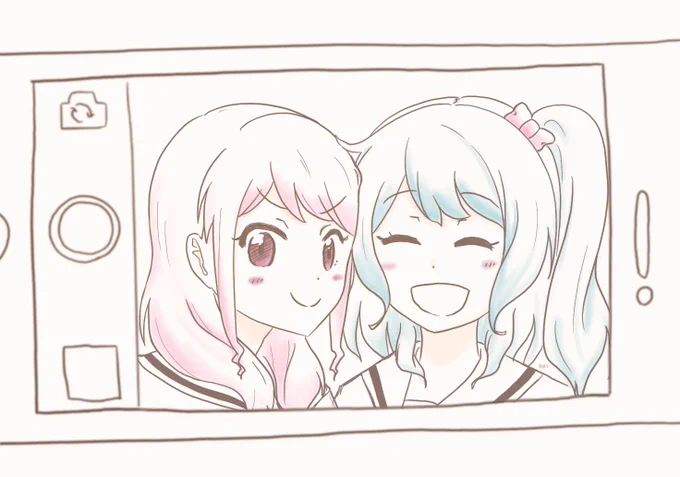 丸山彩ちゃんと松原花音ちゃん 