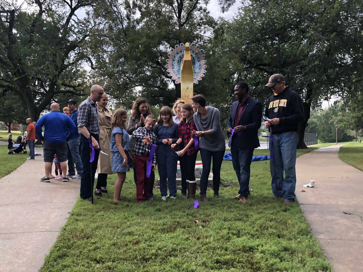 CityofWichita's tweet photo. The ribbon has been cut! https://t.co/KViEAanfoK