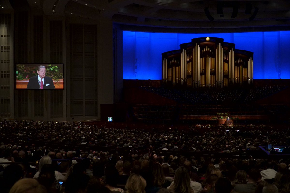 SamPenrodSTS's tweet photo. #GeneralConference of The Church of Jesus Christ of Latter-day Saints is underway. Watch all weekend on @KSL5TV the KSL app or online at this link: https://t.co/Y9YW71tlfU? https://t.co/Bclje4jMkM