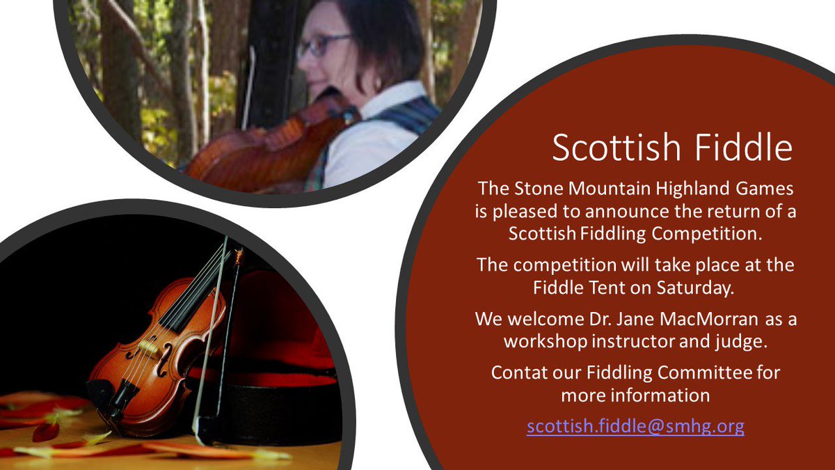 tone Mountain Highland Games is proud to host a Scottish Fiddling tent and to welcome Dr. Jane MacMorran during the festival. Dr. MacMorran will be conducting workshops at the Fiddling Tent.