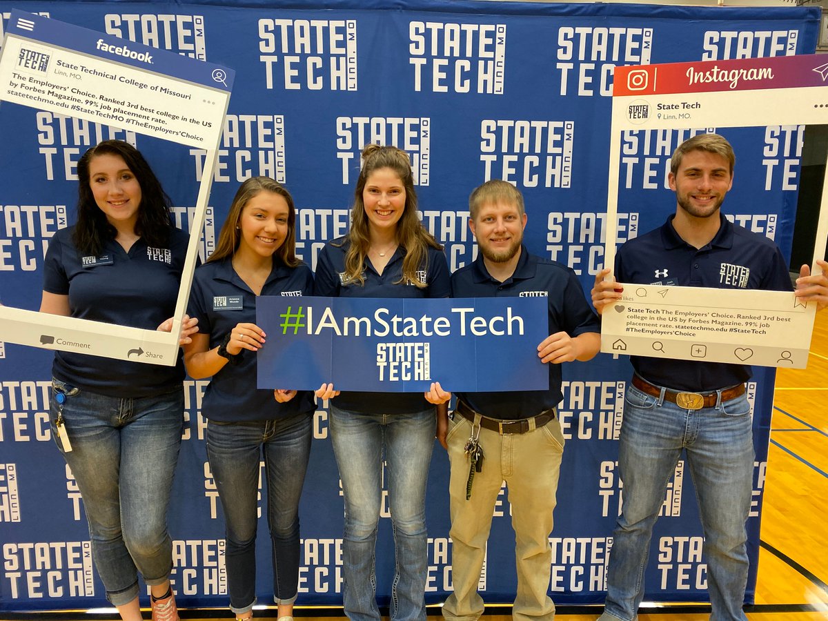 statetechmo's tweet photo. Exciting day on the campus of #StateTechMo! We welcomed another record breaking number of students to campus for our Fall Open House! #TheEmployersChoice https://t.co/u75FCCkNcd
