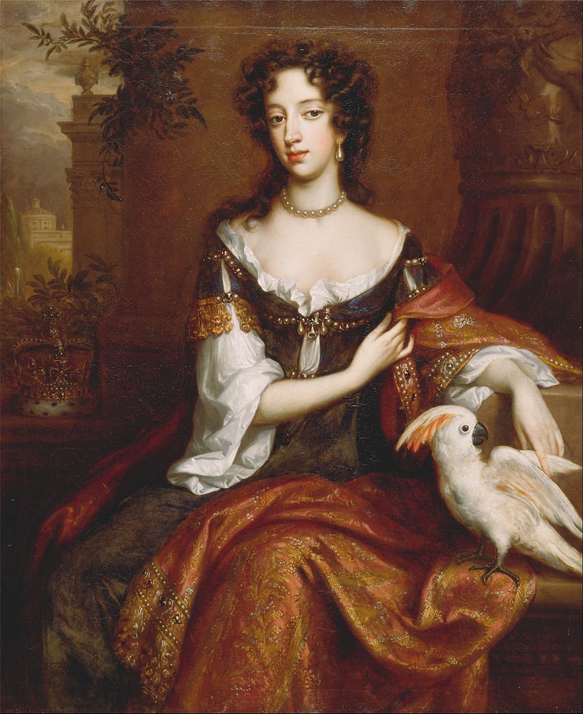 OldPortraiture's tweet photo. Born #OnThisDay in 1658: #MaryofModena (1658-1718), #QueenofEngland, #Scotland & #Ireland as wife of #JamesII
#Portrait by Willem #Wissing (1656-87), va. 1685
#MariadiModena #Este #Stuart #BritishRoyalty #Portraiture #Baroque #DutchArt #BirdsInArt
#YaleCenterforBritishArt https://t.co/kjx8AVsO06