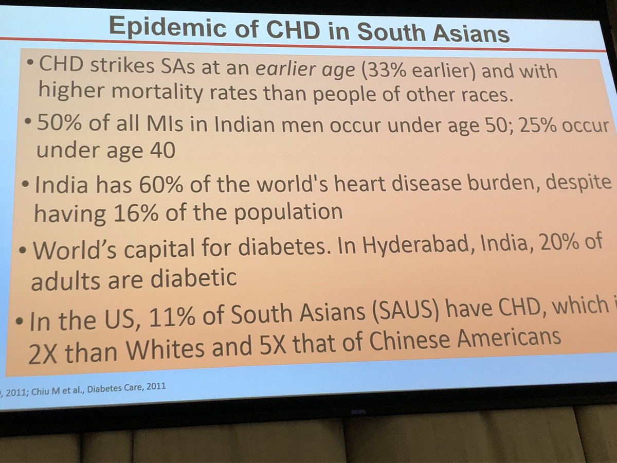 braun_lynne's tweet photo. South Asians have a very high risk for ASCVD by Dr Dinesh Kalra @avolgman @cardio10s #RushLipidProgram https://t.co/p0YnUkFDi3
