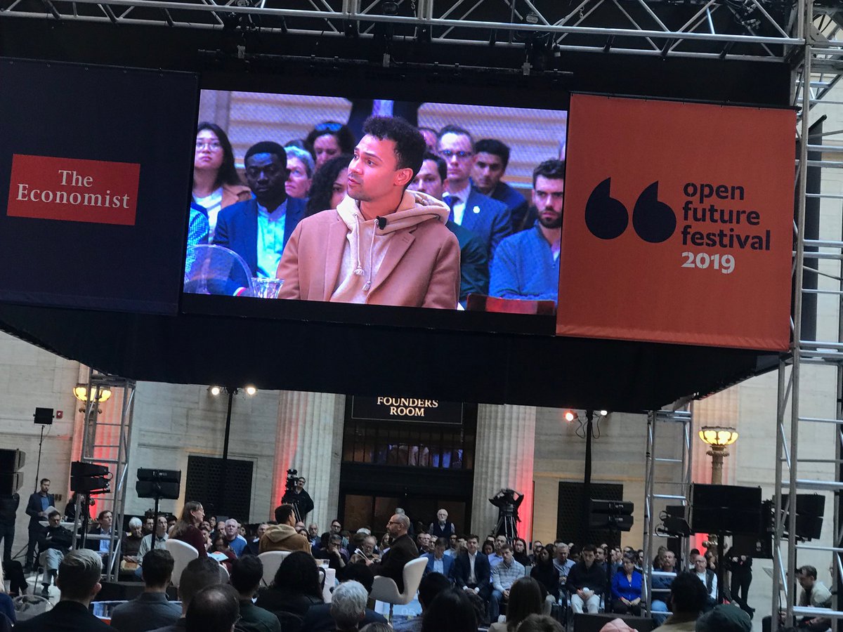 EconomistPress's tweet image. ⁦⁦@samswey⁩ talking data and police culture with ⁦@jonfasman⁩ at #OpenFuture Chicago