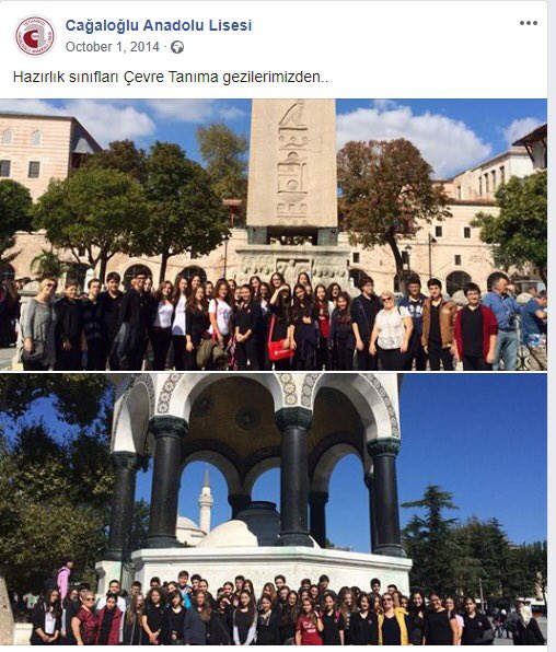 CAL_Mezunlari's tweet photo. Cağaloğlu’nda eskiden de tarihi yarımada gezileri yapılırdı. Her yıl hazırlık öğrencilerine okulun çevresini tanıtan etkinliktir. Bir o kadar eski olan CAL Hatıra Ormanı geçmişten beri Cağaloğlu öğrencilerinin çevre bilincine sahip bireyler olduğunu gösterir. https://t.co/iwMkCmF7qw