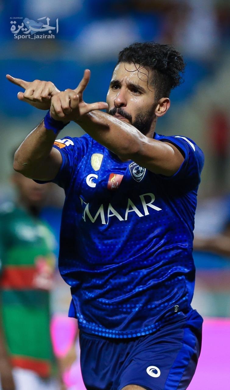 رياضة الجزيرة V Twitter احتفال لاعب الهلال صالح الشهري بهدفه في مرمى الاتفاق الاتفاق الهلال Hilally 777