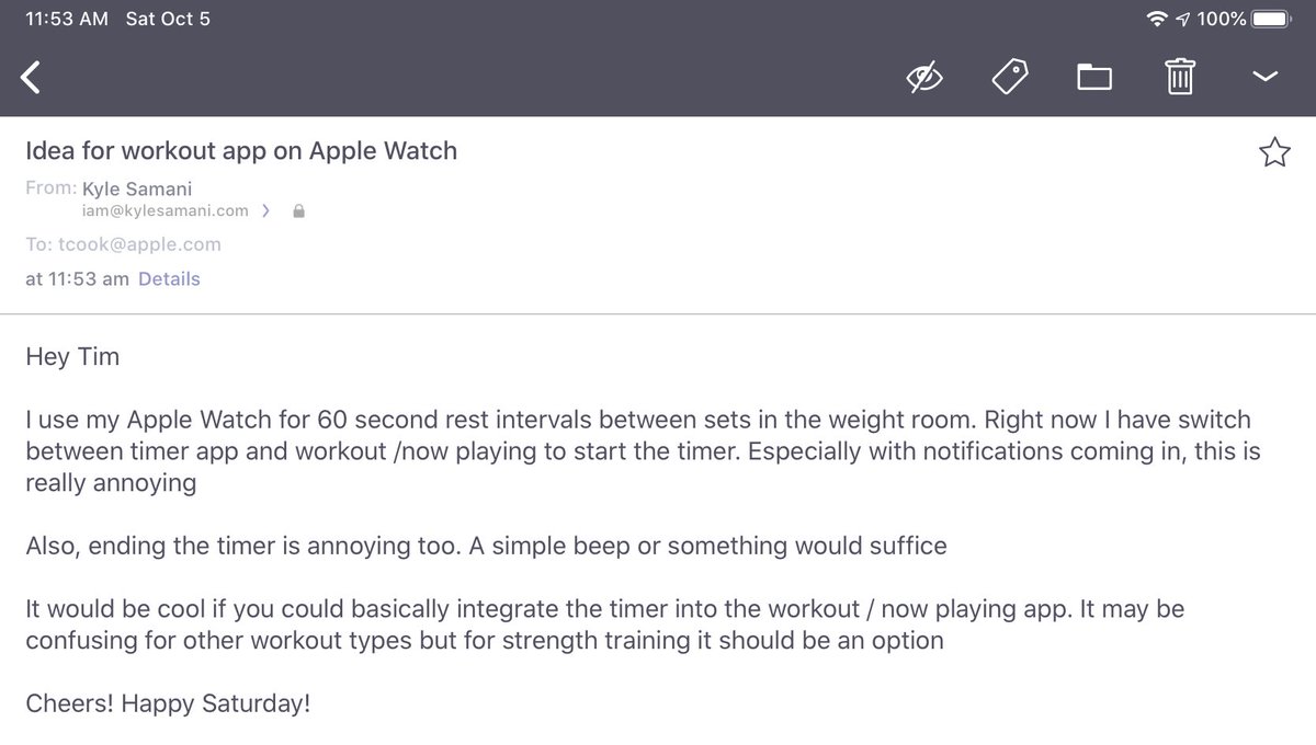 Kyle Samani On Twitter Apple Tim Cook Just Sent An Kyle Samani On Twitter Apple Tim Cook Just Sent An