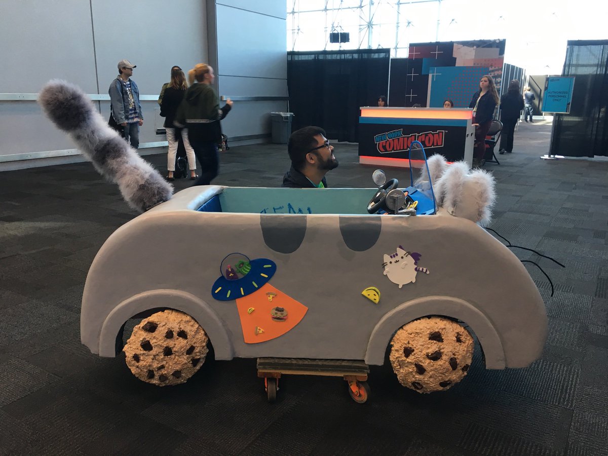 ChannelFredNet's tweet photo. Hey Fred Fam! 

Here at NYCC we saw @MagicWheelchair with the most AMAZING Cat magic wheelchair. What the kids request, they deliver - and they totally did!!! 🐱✨ 

#NewYorkComicCon  #NewYorkComicCon2019  #channelfrederatornetwork https://t.co/XW1EwgBDmg