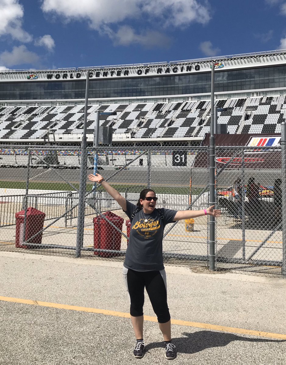 k10michelle's tweet photo. I took a 170mph ride around @DISupdates today! And I had to rep my boy @ClintBowyer! What an amazing experience! #NASCAR #Go14 https://t.co/CbLyqZ2MlB