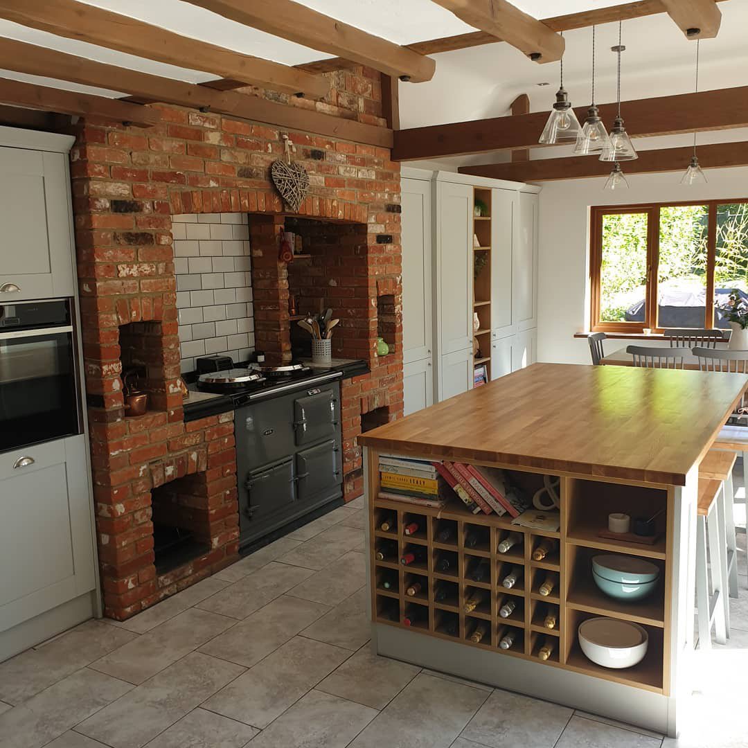 Wren Kitchens on Twitter "Beautiful exposed brick brings character to