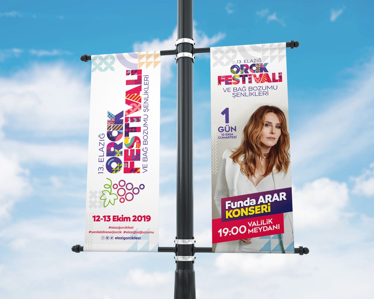 Kreactif's tweet photo. Uzun ve yorucu bir çalışma sürecinden sonra #elazigorcikfest açıkhava reklam tasarımlarıda hazır #kreactif #elazığorcikfest #elazığbağbozumu #elazığ #festival #açıkhavareklam https://t.co/qNVpWKNstc