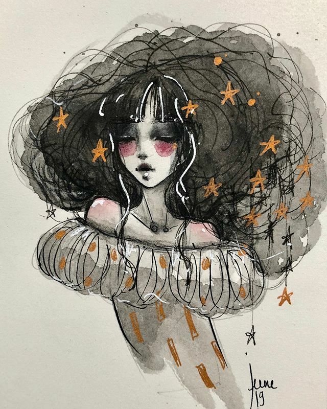 juneleeloo's tweet photo. #inktober2019 #inktober #inktoberday5
And today let’s welcome Jasmine among my new patrons 🥰🥰🥰
Thank you so much 😘
I hope you@m have a great week-end!
#art #artoftheday #inkdrawings #junel #whimsical #picoftheday #cutie #juneleeloo #stars #drawing #… https://t.co/p3Ex6lHY6G https://t.co/LRncmGewoW