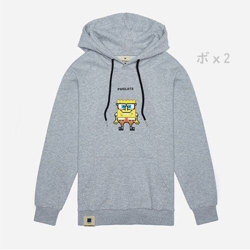 ボチボチ韓流マート 韓国通販 韓国インテリア Btob ソンジェ着用 Nii スポンジボブ フードトレーナー グレー 取り寄せ T Co Twy4crptqn Btob ソンジェが チプサブイルチェ で着用したトレーナーです ソンジェ 韓国ファッション 韓国