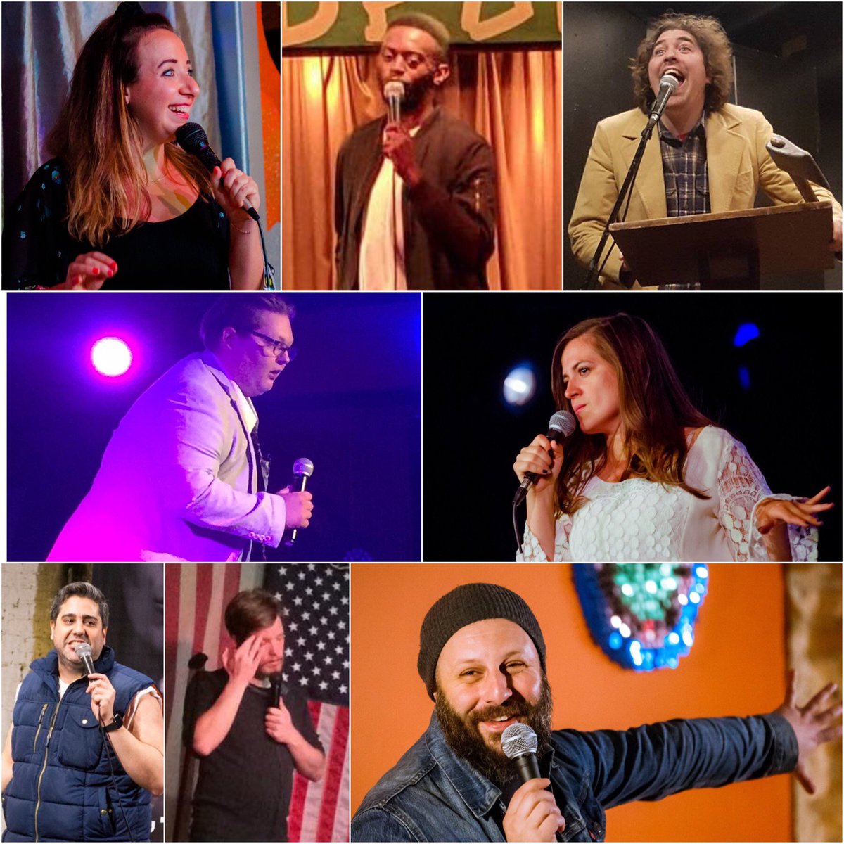2hourcomedyhour's tweet photo. TONIGHT we've got an h of a stand-up comedy show, featuring @MartyDeRosa @steph_eloise @mpbradfo @LogansPun @KentKentKentKe and Skyler Higley all hosted by @andyandyfleming and @JMICHAELJAWBONE! 

7PM, FREE, at @GalleryCabaret https://t.co/8ubhj9C378