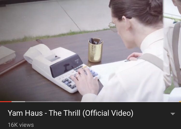 yamhaus's tweet photo. From the Desk of Lars the Accountant in the Thrill Music Video: 

Signed Sharp EL-1197PIII 12 digit vintage desk calculator 

1 winner picked https://t.co/1xLjRti3W8