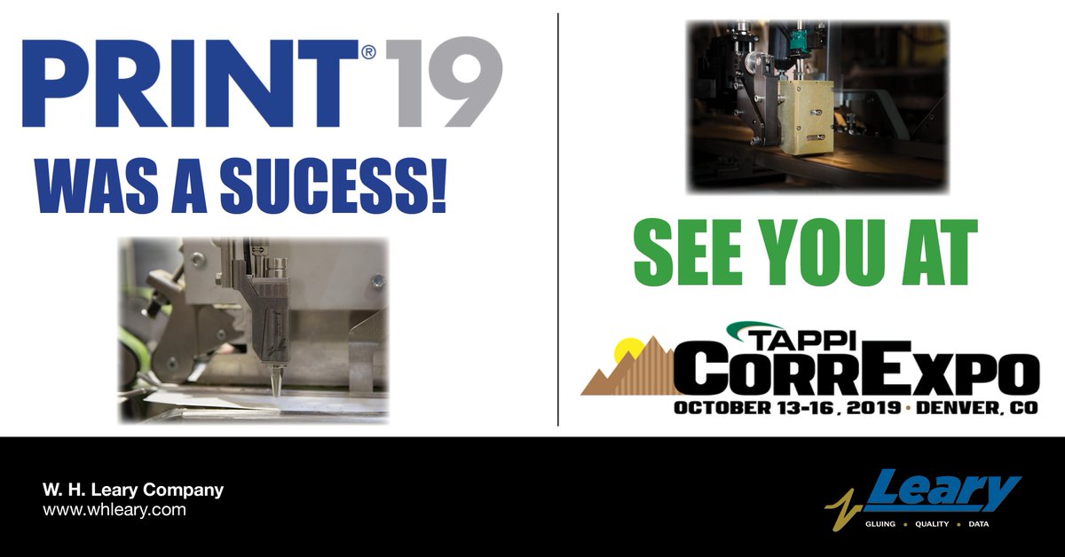 #PRINT19 was a SUCCESS! If you didn't see us this weekend, we will see you at #CORREXPO in Denver!
