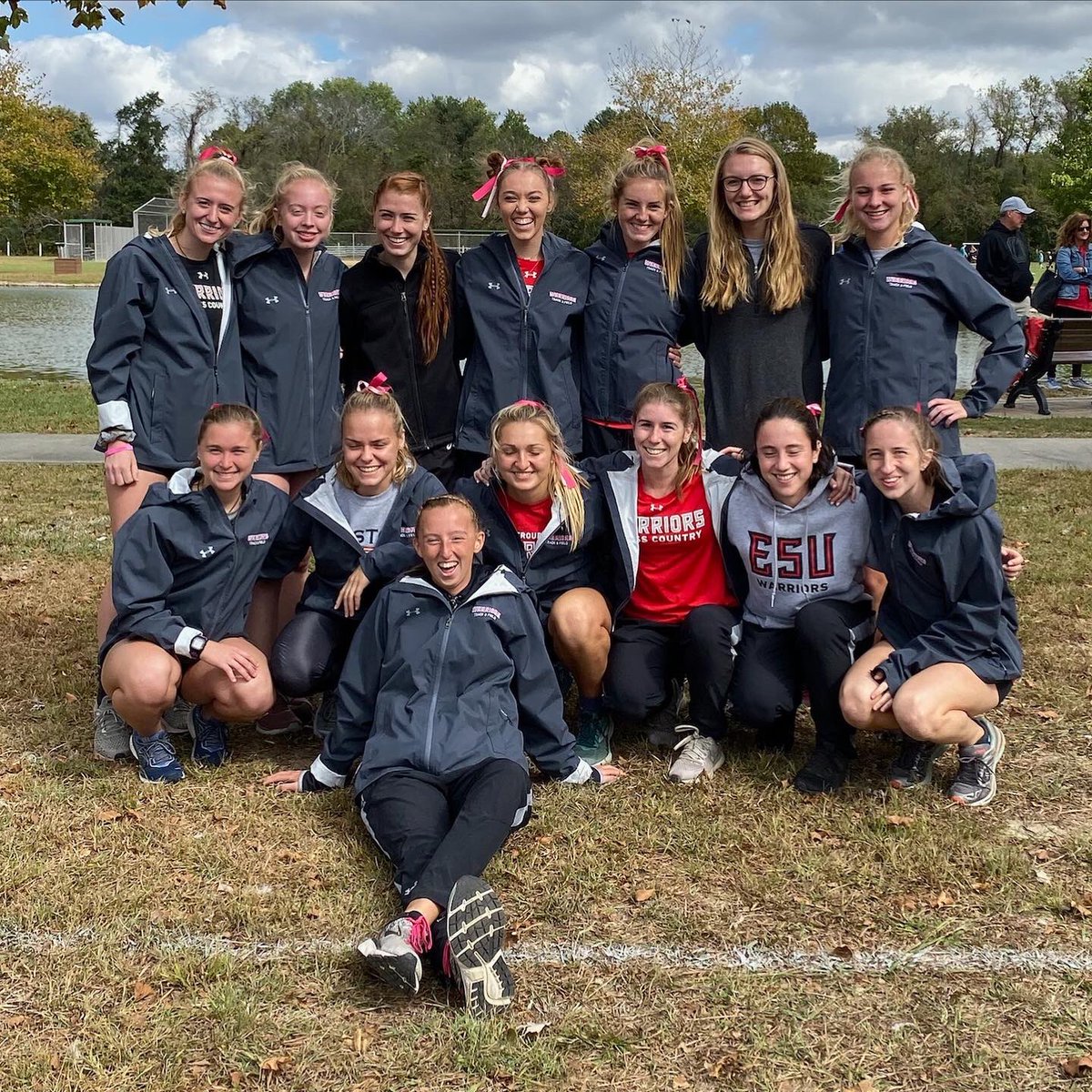 ESUTFXC's tweet photo. The men take 1st, while the women take 4th, at the Don Cathcart Invitational, in Salisbury, MD #ESUXC #WARRIORS💪🏾🔴⚫️ https://t.co/CwR7nk0vw4