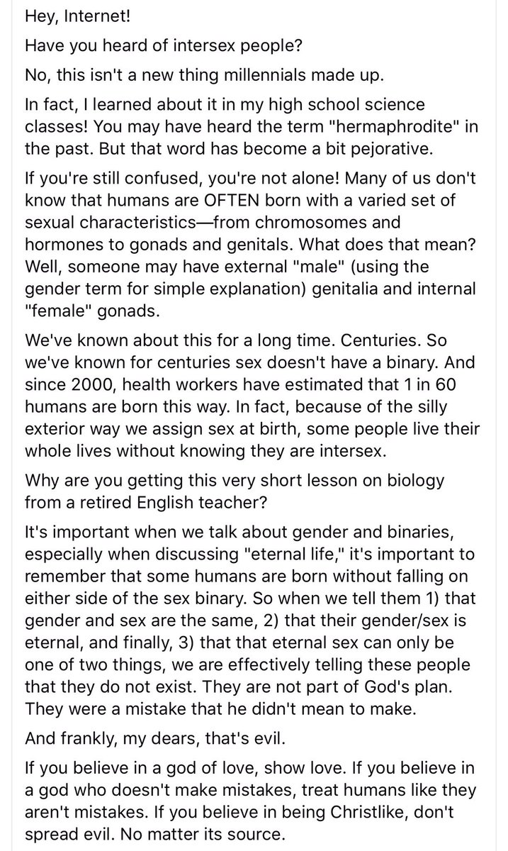 exmo_thanos's tweet image. Another, you say “gender is eternal and non-binary”. You know what science says about this? Here I will leave some things to read through. Once again you are wrong here again. #genderIsNotBinary #science