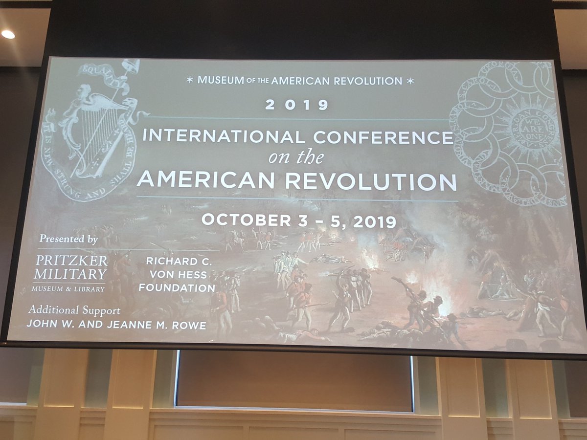 nscholet's tweet photo. Congratulations to the @AmRevMuseum on the success of their 2019 International Conference on the American Revolution! https://t.co/g9Rppr9g4q