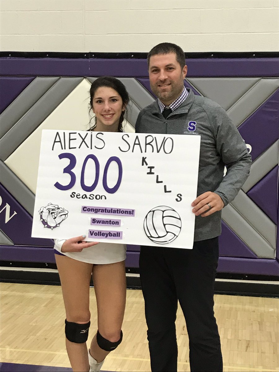 CoachKBorer's tweet photo. Proud of this girl! @AlexisSarvo in my tenure, she joins the 300 club with @cyd_christensen and @JuliaaSmith6 https://t.co/7h9rI6ocG8