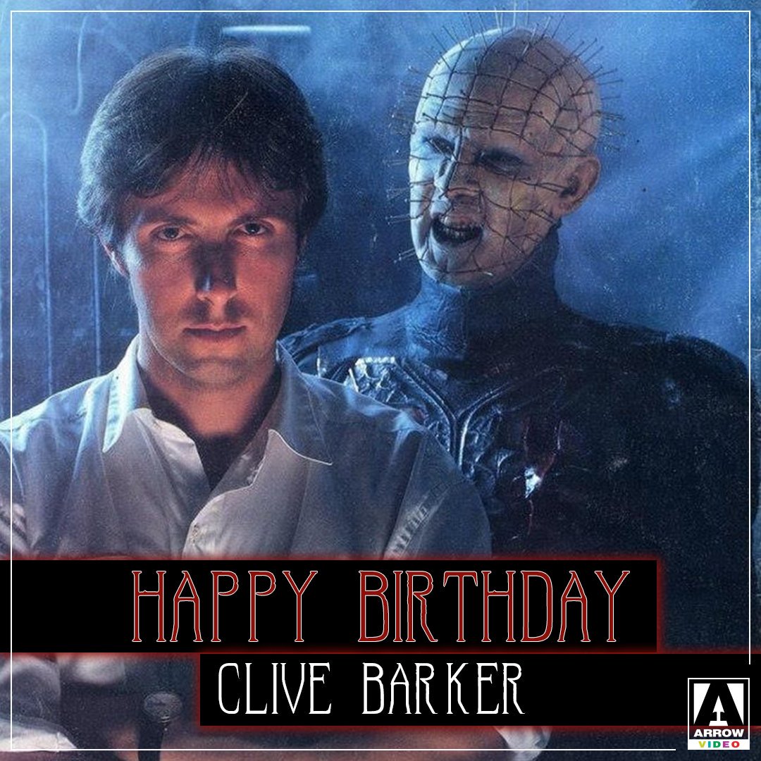 Director, painter and one hell of a writer. Happy Birthday our favourite hellraiser Clive Barker 