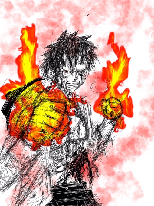 ルフィ 高画質 のtwitterイラスト検索結果
