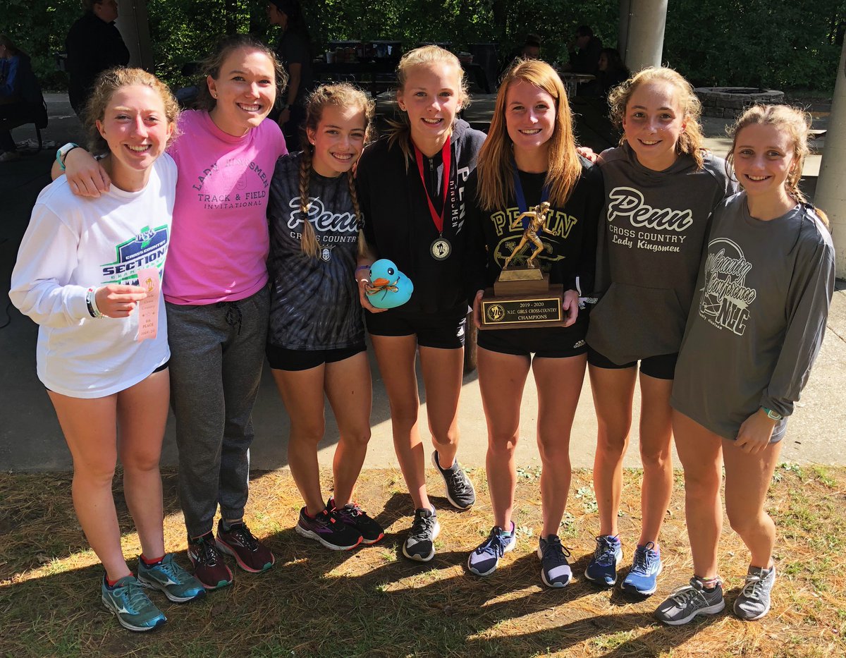 The_Pennant's tweet image. GIRLS XC: Penn wins the @NIC_Athletics Meet !!! 

Penn's Brooke Neal places 1st overall and is the league MVP.  The Kingsmen place five runners in the Top 10.

Top 3 teams - Penn 23, New Prairie 86, Elkhart Central 94.