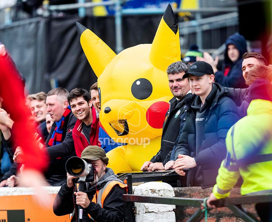 snsgroup's tweet photo. Gotta Catch 'Em All 😆🤷‍♂️

With Pikachu watching on, @ICTFC move a step closer to catching the Championship leaders as they defeat Ayr 2-0.

https://t.co/AUSNdttvvt https://t.co/BxtxMpEjZU