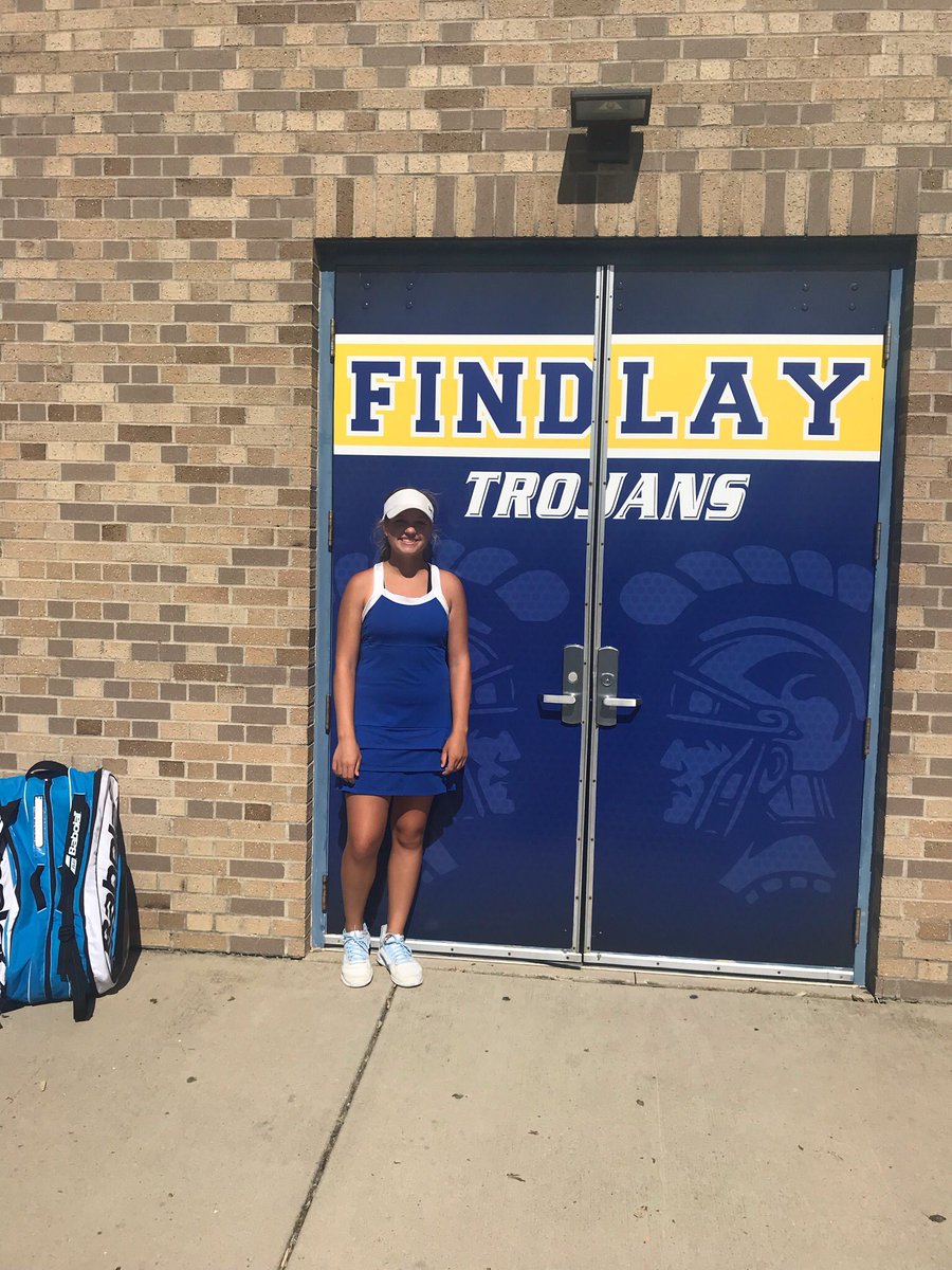 FHSAthletic's tweet image. Congratulations Sydney Swisher, Sectional Tennis Champion!  Great job. #TrojanTrue.