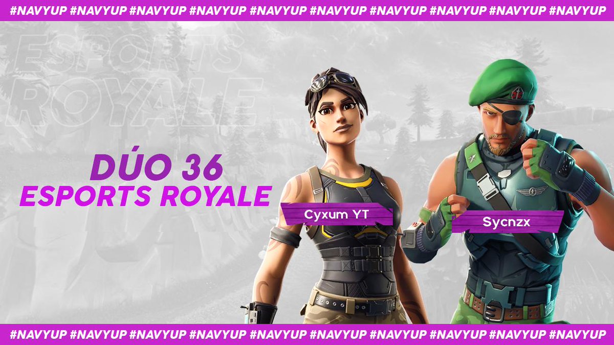 Ericyolk's tweet photo. ⚓️Los siguientes 4 duos que participaran en el #eSportsRoyale.

Mucha suerte, y gracias por paricipar. ⚓️

@BR_NavyClan #NavyFam #NavyClan #NavyUp https://t.co/LDeFilmHBI