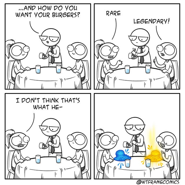 StreamCraftHQ (@streamcrafthq) on Twitter photo If only you could find legendary items in real life... 👼☁️
Credit: <a href="/WTFrameComics/">What The Frame Comics</a> If only you could find legendary items in real life... 👼☁️
Credit: <a href="/WTFrameComics/">What The Frame Comics</a>