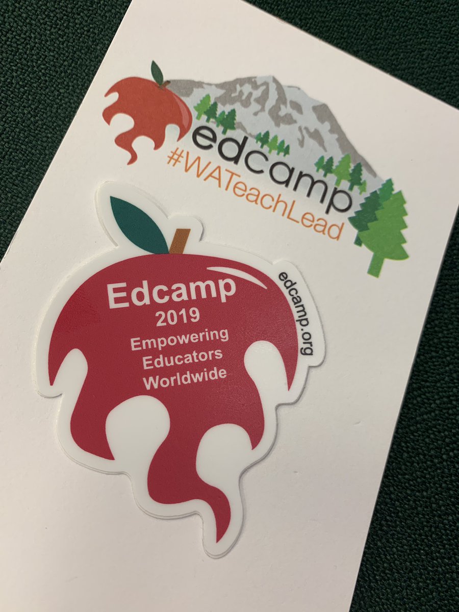 Spending the morning getting empowered #WATeachLead #edcamp