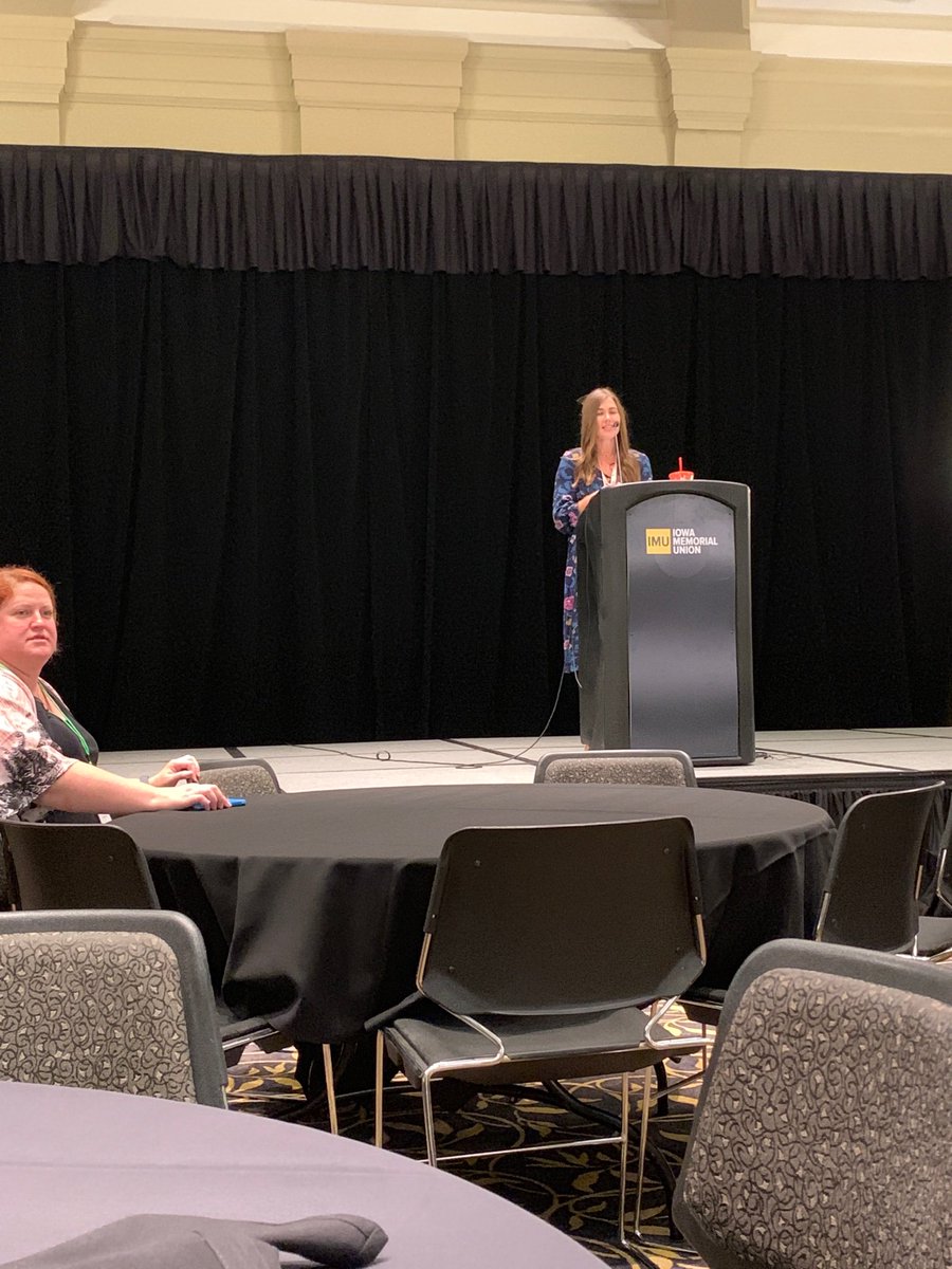 I had the pleasure to listen to and learn from Allison Wienhold and many other knowledgable people #IWLA . 
Thanks to the awesome school I work for #StormLakeHighs2