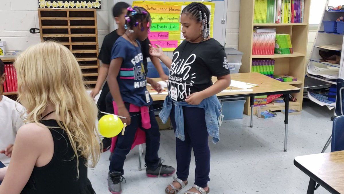 Balloon Rockets for STEAM Day at <a href="/EMRollinsElem/">EM Rollins Bear Cubs</a>