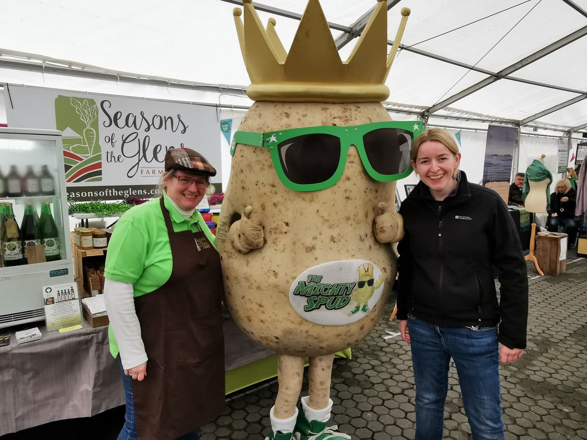 We had a fantastic time at today’s Potato Festival! Thanks to <a href="/PotatoFestNI/">Randox NI Potato Festival</a> for hosting a fabulous event.   😘🥔 Fun Potato fact of the day -  everything in the universe is either a potato or not a potato! <a href="/MightyNotHumble/">The Mighty Spud</a> 🥔. Find us tomorrow at the portrush artisan market!