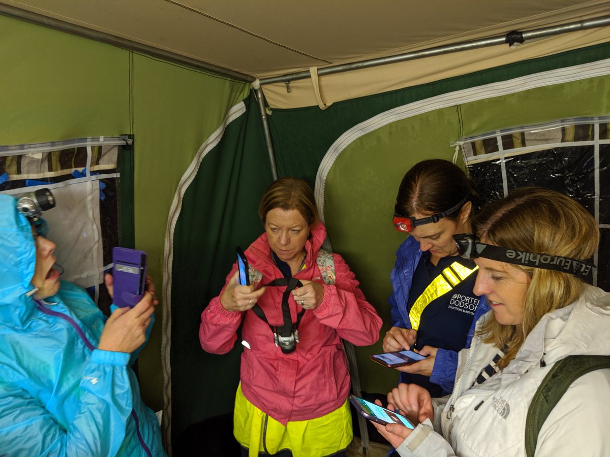PorterDodsonBD's tweet photo. Soggy but brave @MoonrakerChall1 with @porter_dodson team https://t.co/issEGTqKha