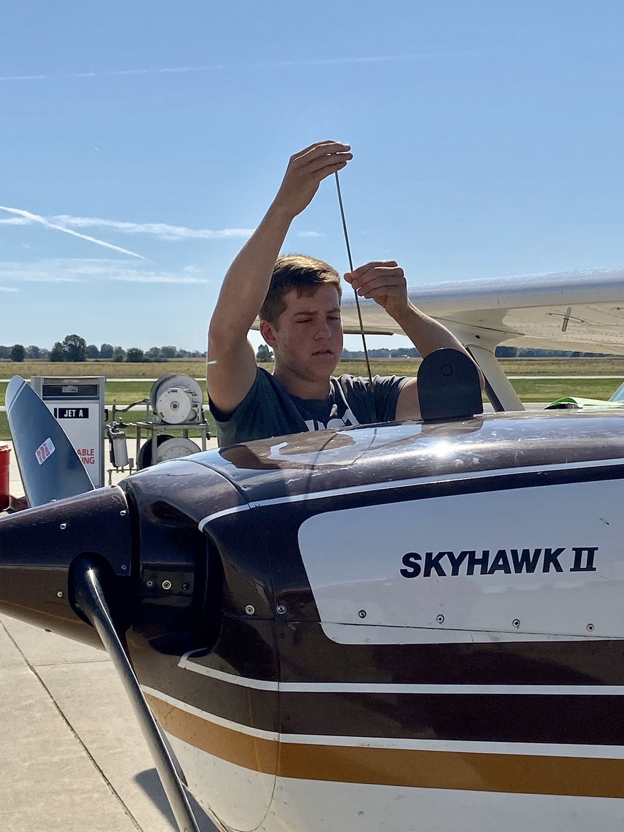 SusanAMcVay's tweet photo. Had the privilege of watching Conner do his preflight checks, as well as takeoffs and landings! #MyPilot ❤️✈️ https://t.co/vvwD51am22