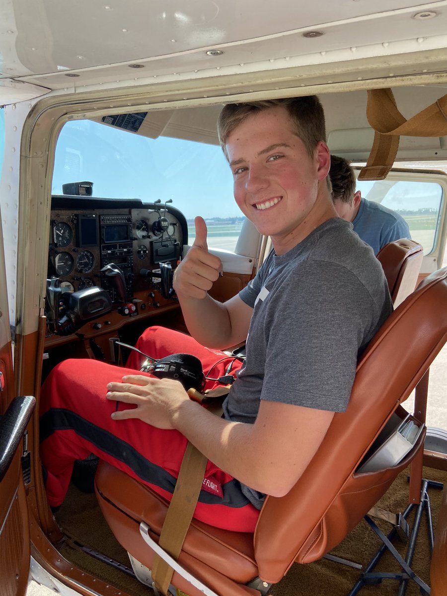 SusanAMcVay's tweet photo. Had the privilege of watching Conner do his preflight checks, as well as takeoffs and landings! #MyPilot ❤️✈️ https://t.co/vvwD51am22