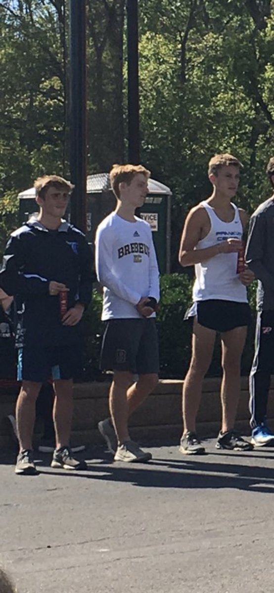 Junior Andrew Haggerty finished 15th in the Marion County meet to earn All-County honors!  
#falconsALLin