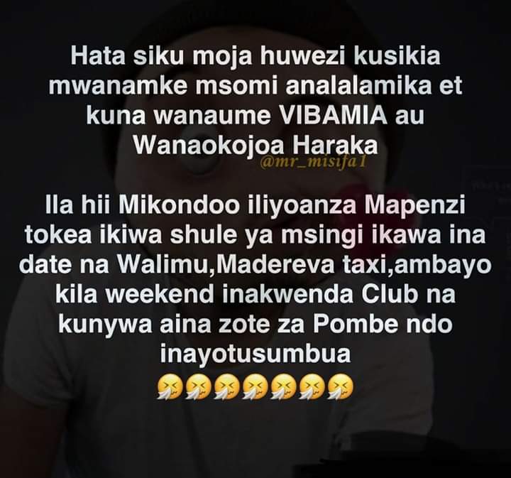 FaustinaMushi's tweet photo. Wanawake achenii kutunyanyasaa https://t.co/BugBSIUyXX