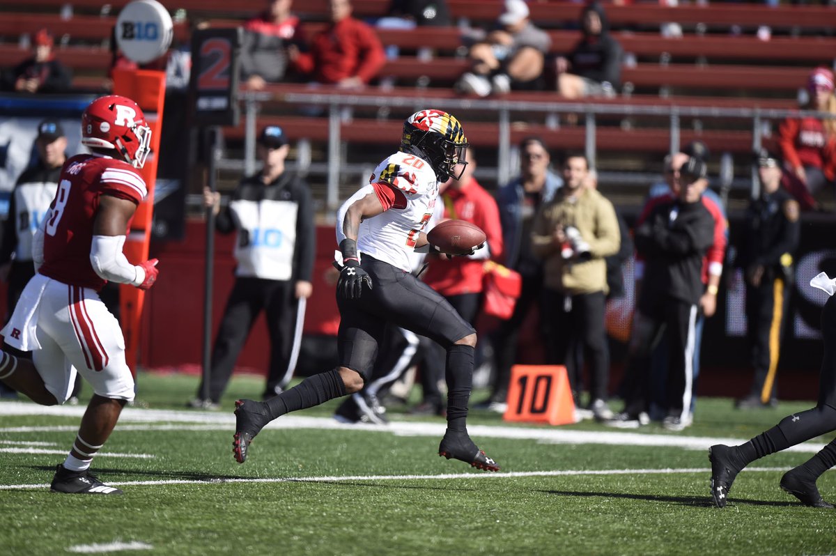Maryland Football On Twitter Hat Trick Third Score Of