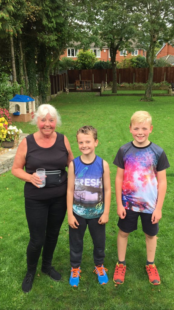 jen_grady's tweet photo. 5/31 #jacksrunoctober for @AlderHeyCharity @AlderHey he ran with his Nana Elaine who is 63 and his friend Leo
https://t.co/N5AEDMjW1f https://t.co/wxDY2jmYDg