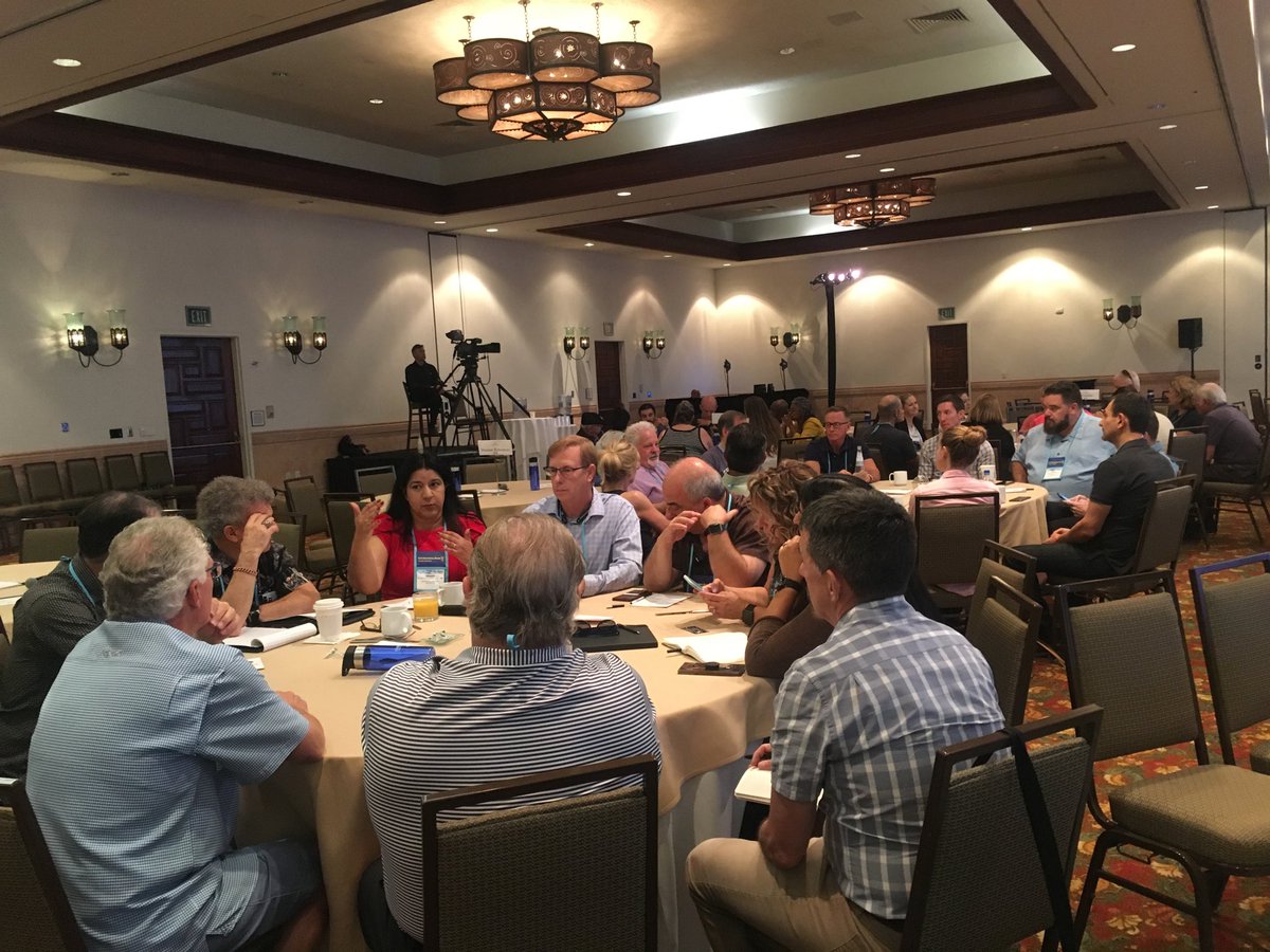 SopraComm's tweet photo. Saturday morning session: small group discussions on marketing, tech, HR and other topics. Thanks to all who participated! #CEOMC2019 #CAI https://t.co/UeXN3K7iJW