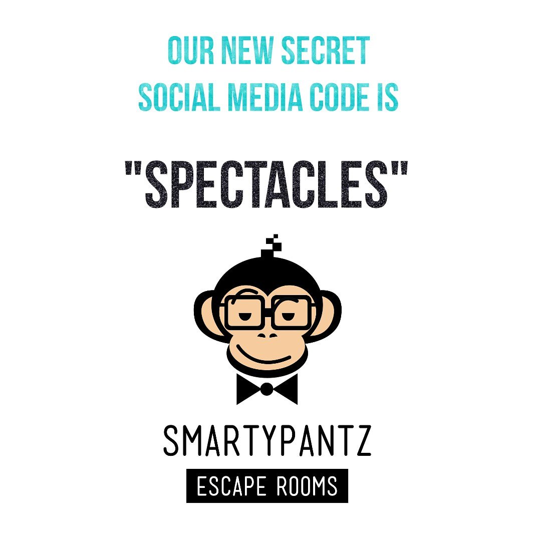 SmartyPantzVan's tweet photo. Quote the code when you book in person or on the phone for 15% off your entire booking!!! Ohhh yeeeeaaaaah! #escaperoom #escapegames #immersivefun #teambuilding #teamwork #gametime #smartypantz #secretcode #yvrdiscounts #vancouvertourism https://t.co/8b7HKB4kaY