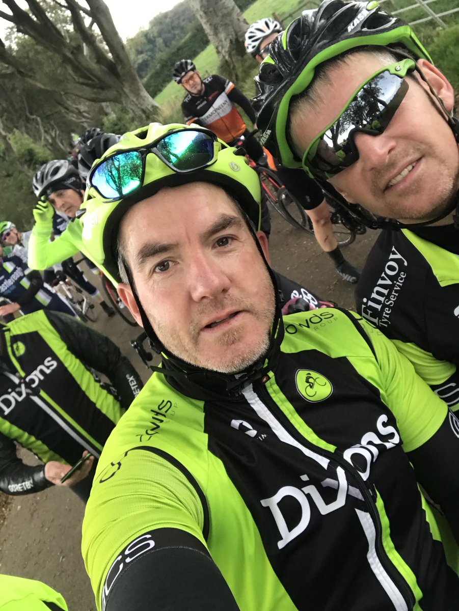 great morning on the bike at Dunloy CC Tour of Legends #rememberingnoel and raising money for <a href="/nichstweet/">Northern Ireland Chest Heart & Stroke</a>