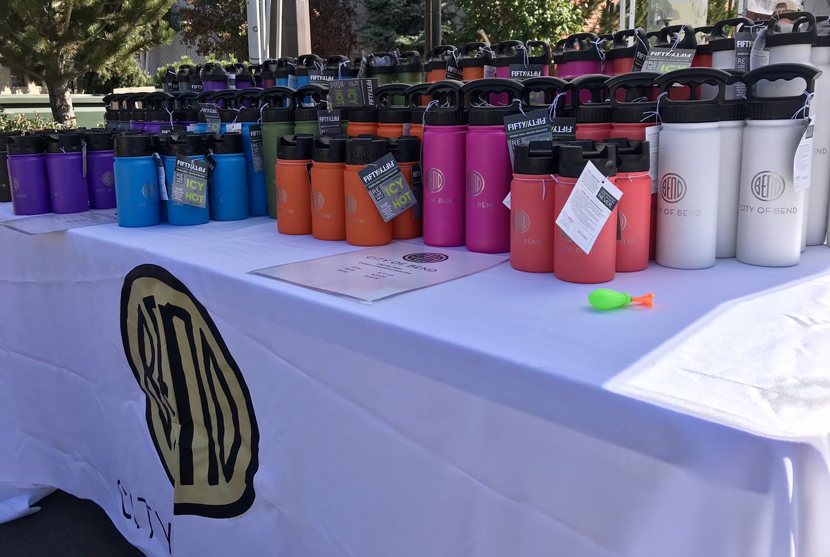 CityofBend's tweet image. Did we mention we have Bend insulated stainless steel bottles for sale in lots of great colors? #justsayin