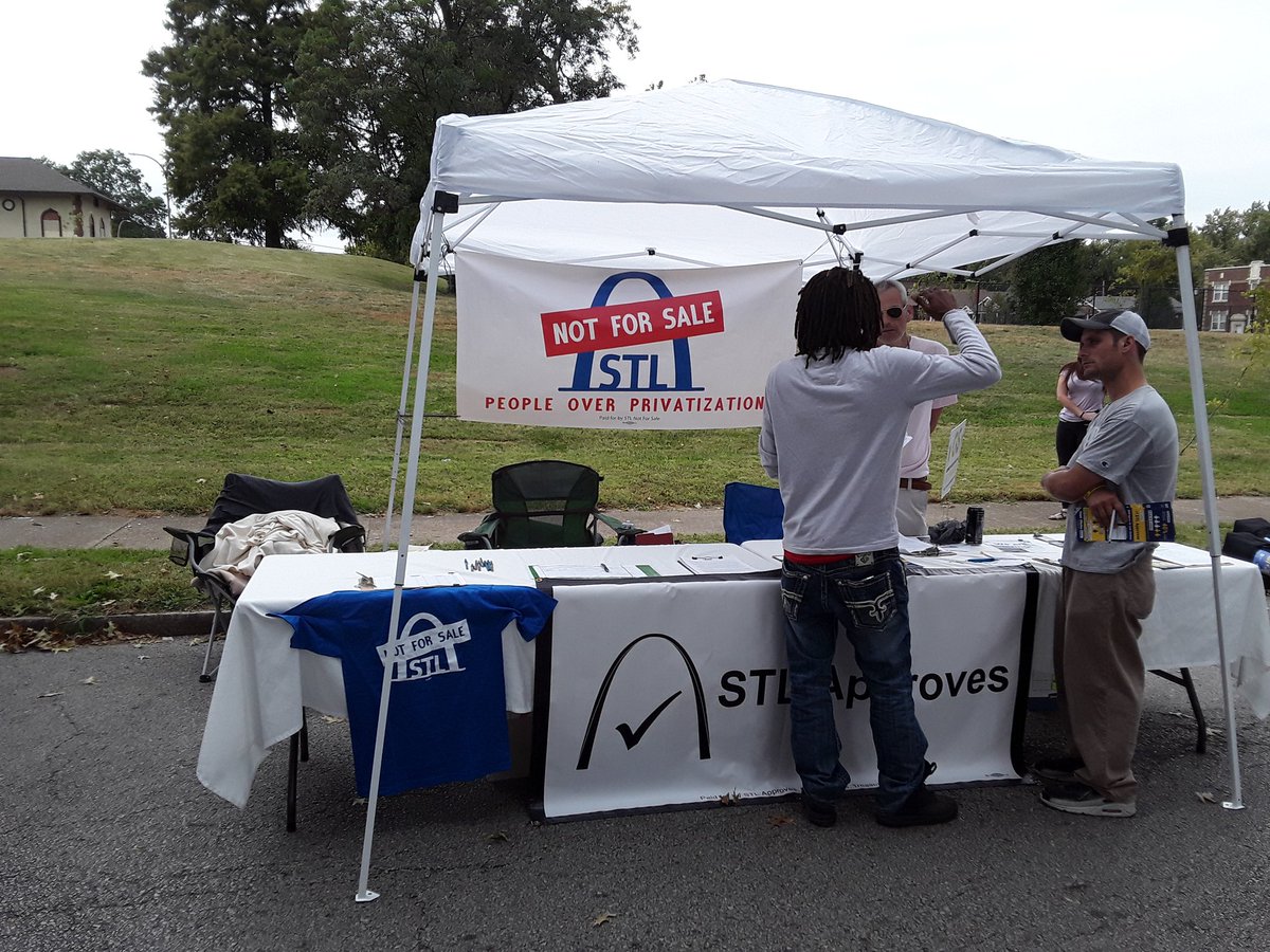 STLNFS's tweet photo. We're in Dutchtown this afternoon at the #CommonSound Festival 2019! Stop by our table to sign the petition for a vote on airport privatization!
#LetThePeopleVote #PeopleOverPrivatization
#WhoseAirport #STLNotForSale https://t.co/uoRYLGw12s