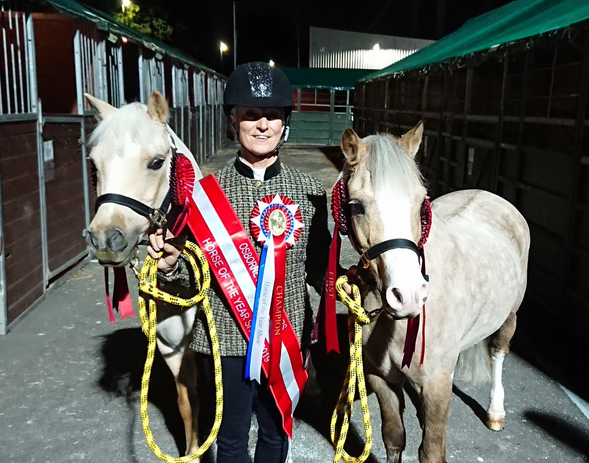 Congratulations to Alison Osborne who has just been crowned Osborne Refrigerators Scurry Driver of the Year at #HOYS2019 and well done Woody &amp; Buzz.