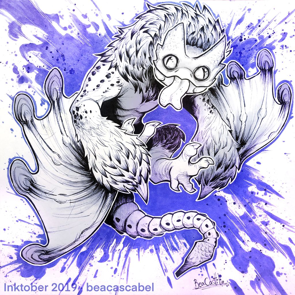 BeaCascabel's tweet photo. ·· Inktober day 05 - Pukei-Pukei ··
“A bird wyvern known to possess poisonous toxins in its body”
·
#Inktober #inktoberchallenge #INKTOBER2019 #MonsterHunterWorld #monsterhunter #monsterhunterworldiceborne #Iceborne #MHW #MHWIB #pukeipukei #pukei #mhworld #poison https://t.co/NBfIsedcpU